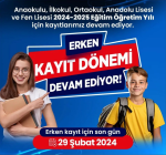 Erken Kayıt Dönemi Devam Ediyor!